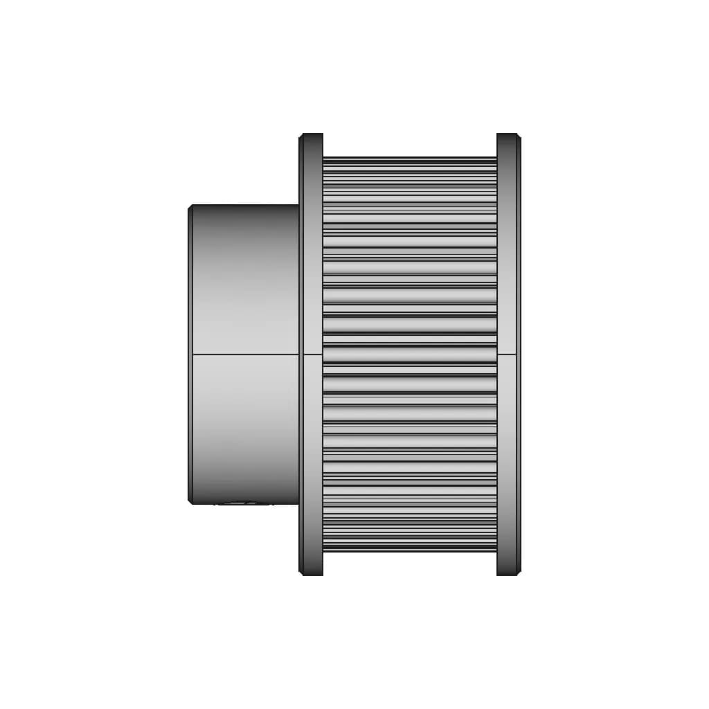 CAD Model of Gt2 Timing Pulley 40T for Engineering Projects_0_270_degree_snapshot