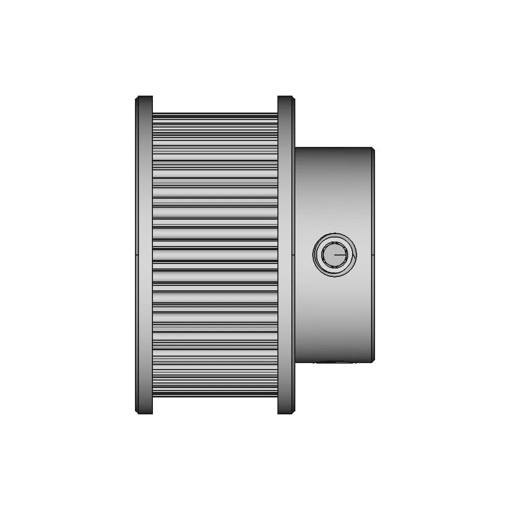 CAD Model of Gt2 Timing Pulley 40T for Engineering Projects_0_90_degree_snapshot