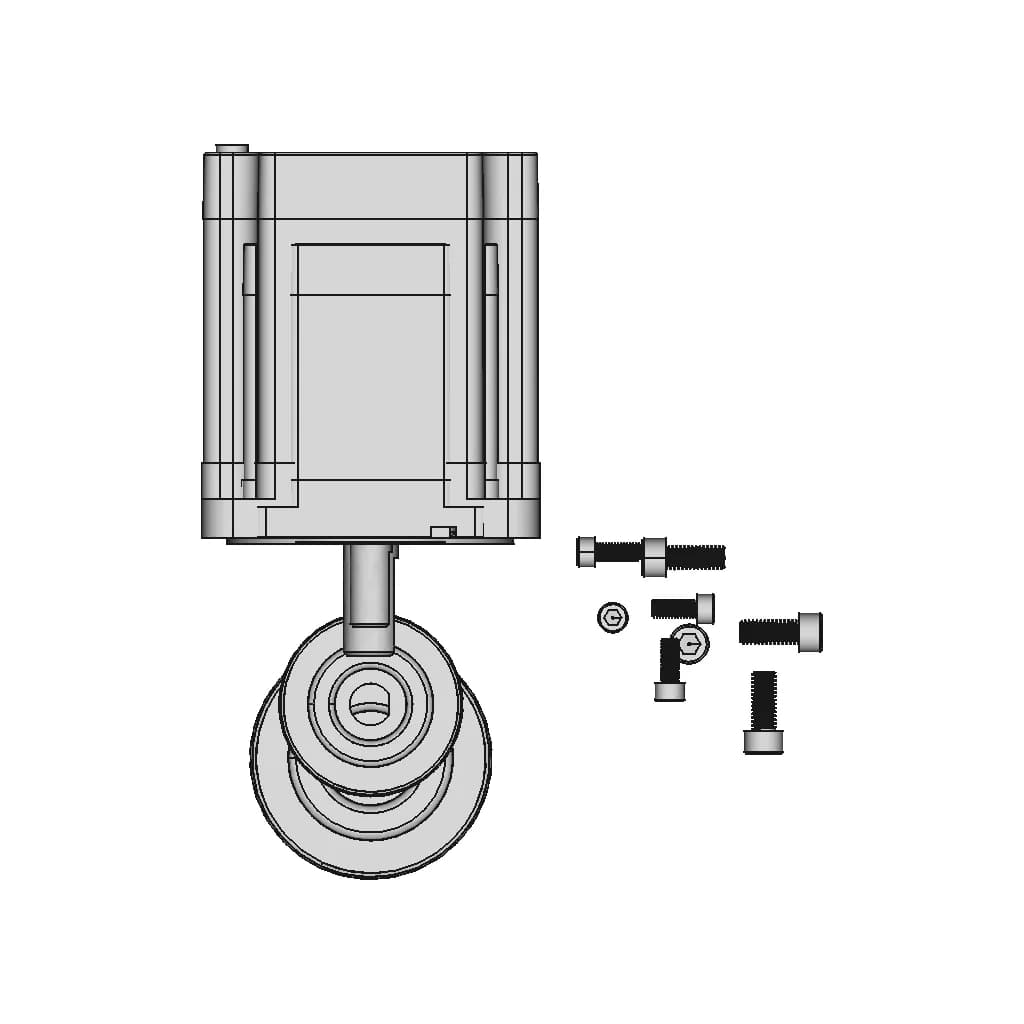 CAD Model of Timing Pulley for Engineering Projects_270_0_degree_snapshot