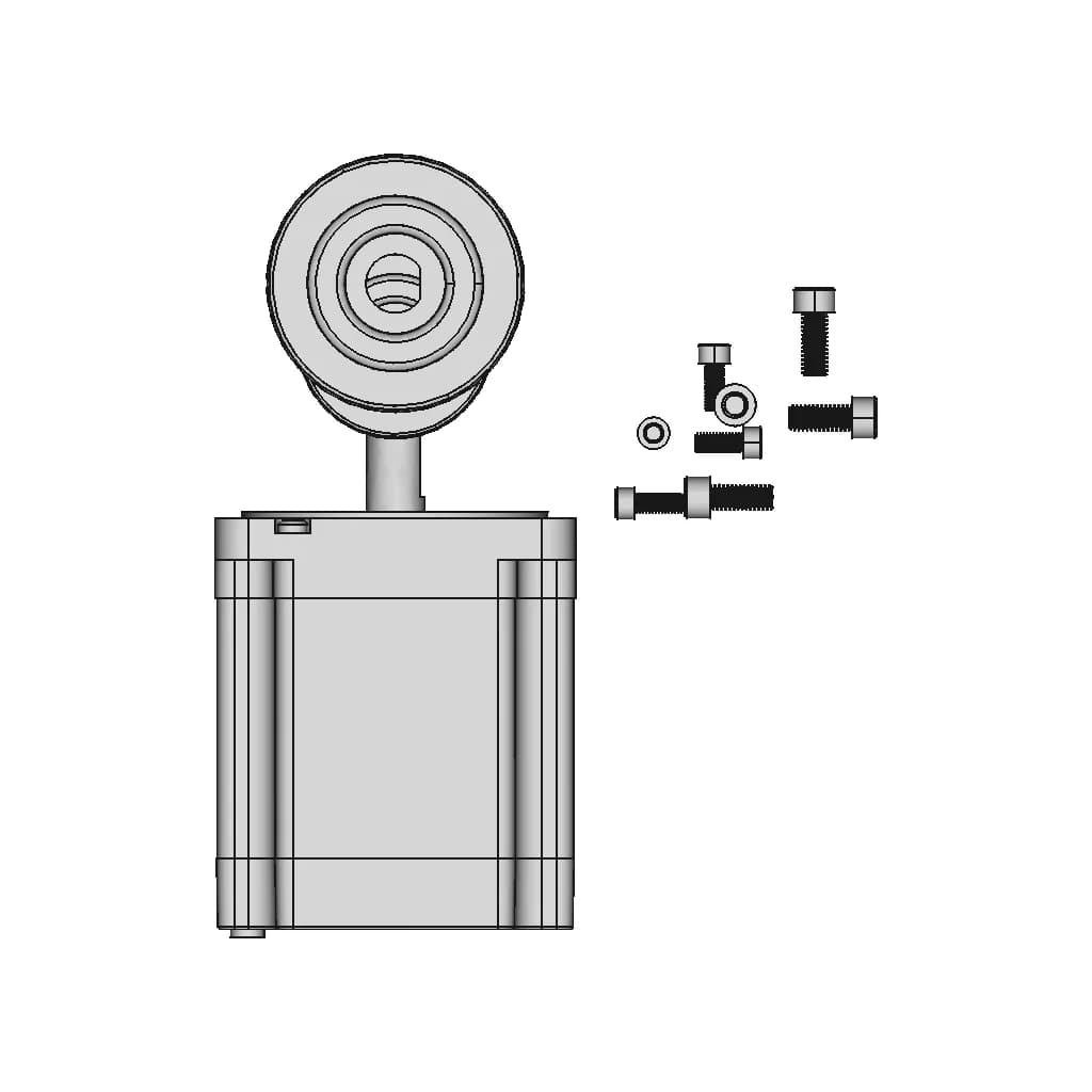 CAD Model of Timing Pulley for Engineering Projects_90_0_degree_snapshot