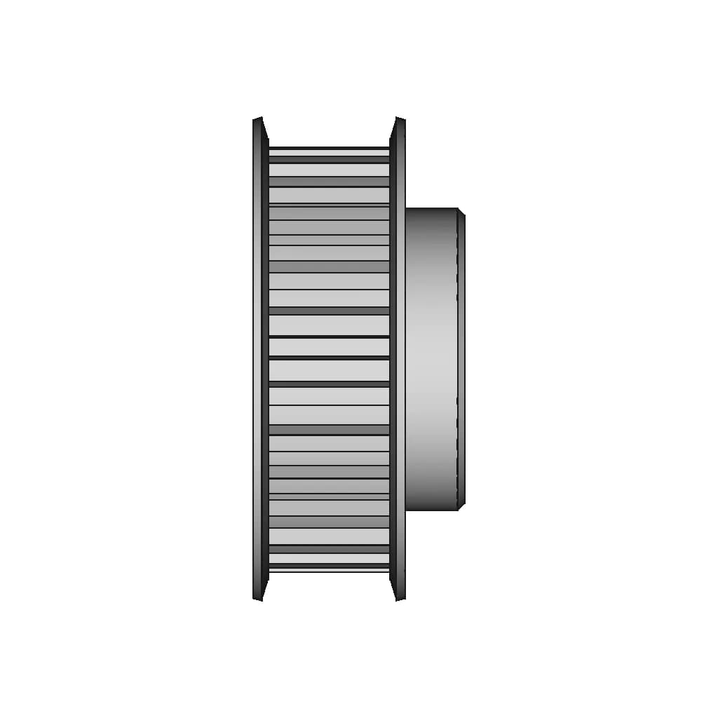 CAD Model of Timing Belt Pulley for Engineering Projects_90_0_degree_snapshot