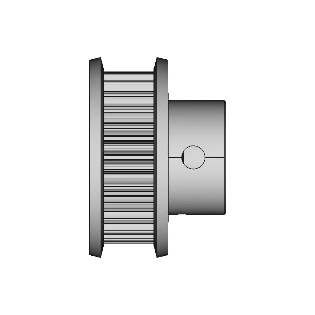 CAD Model of Timing Pulley for Engineering Projects_270_0_degree_snapshot
