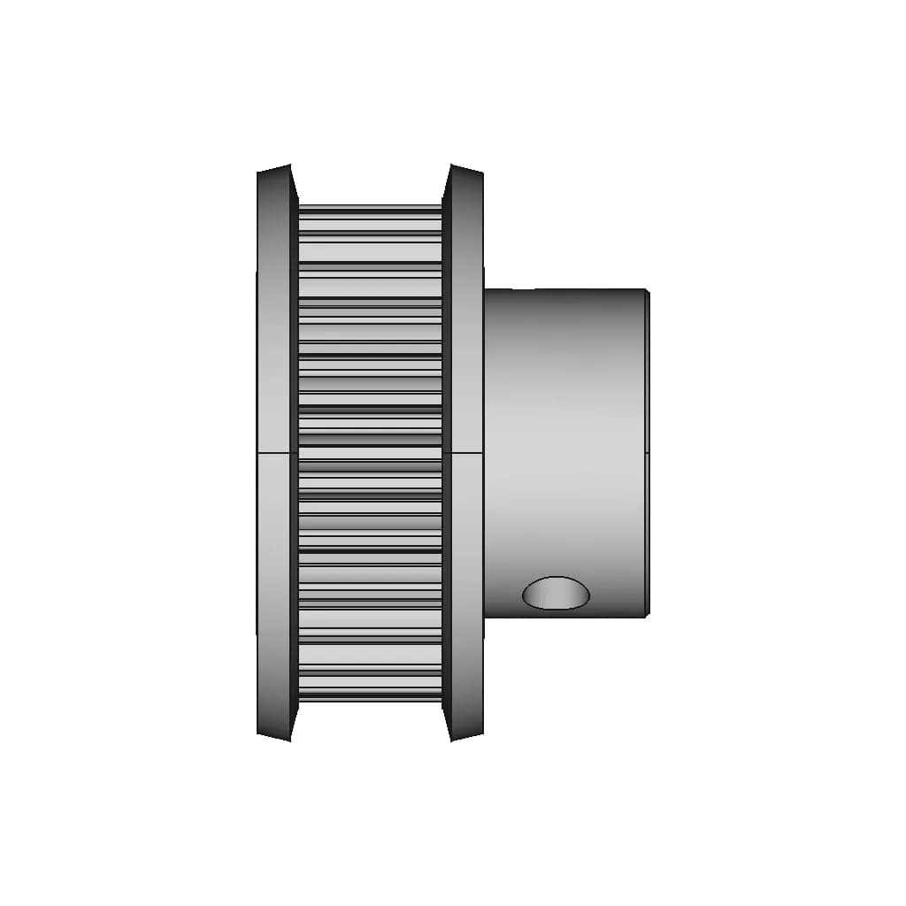 CAD Model of Timing Pulley for Engineering Projects_90_0_degree_snapshot
