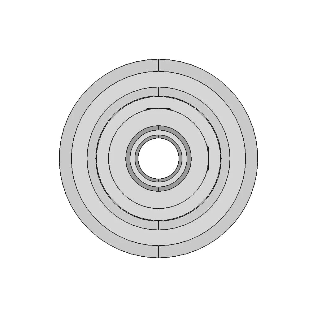 CAD Model of Htd Timing Belt Pulley for Engineering Projects_0_0_degree_snapshot