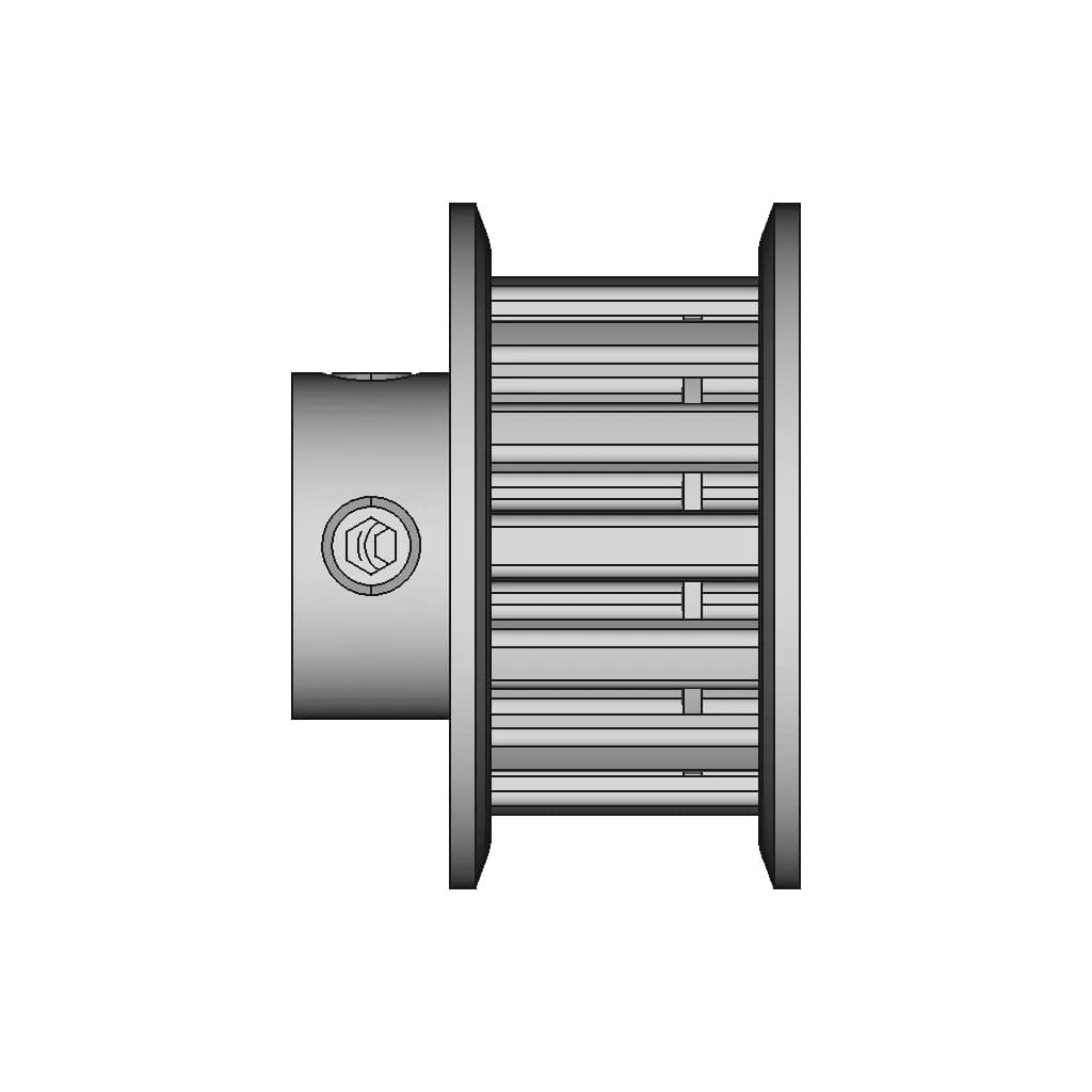 CAD Model of Htd Timing Belt Pulley for Engineering Projects_0_90_degree_snapshot