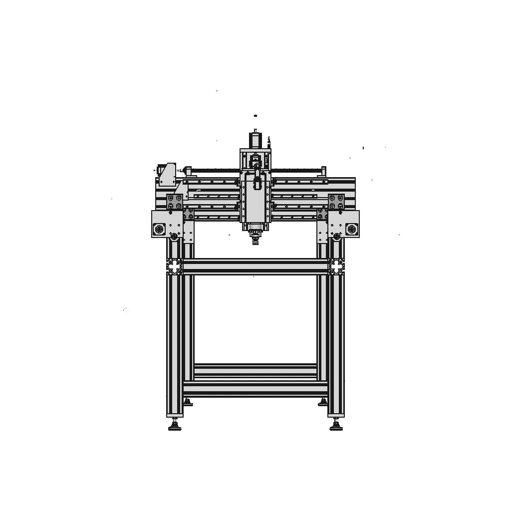 CAD Model of Cnc Router for Engineering Projects_0_0_degree_snapshot