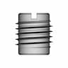CAD Model of 1/4-20 Threaded Insert for Engineering Projects_0_0_degree_snapshot