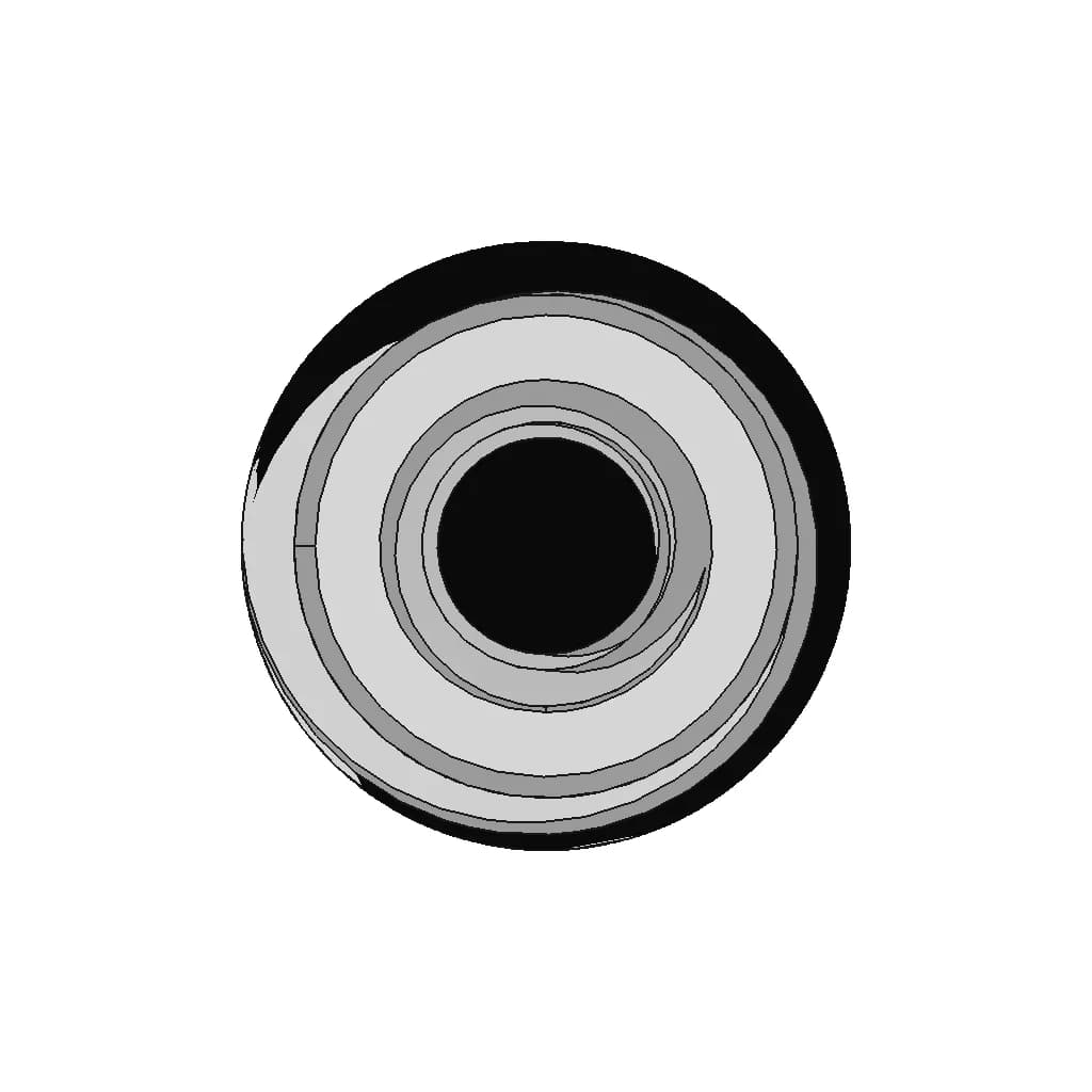 CAD Model of 1/4-20 Threaded Insert for Engineering Projects_90_0_degree_snapshot