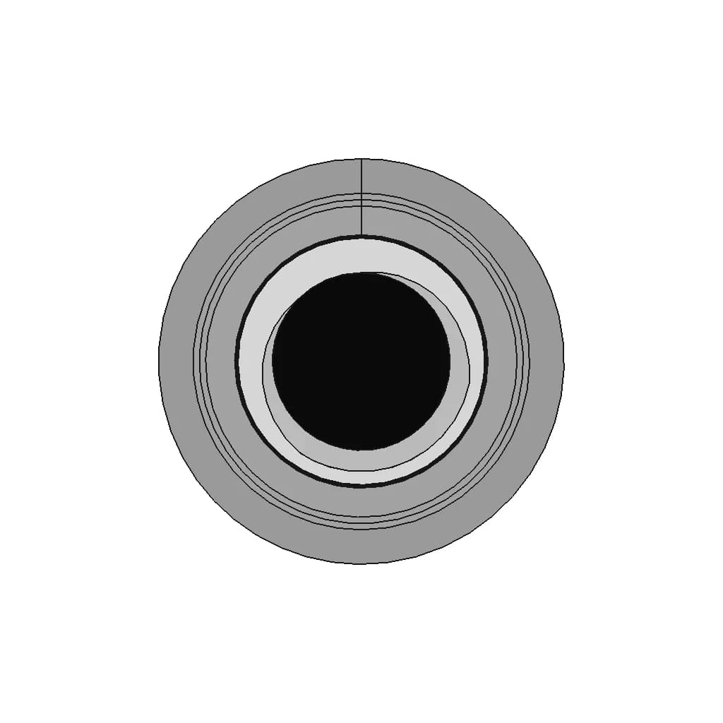 CAD Model of Threaded Brass Insert for Engineering Projects_270_0_degree_snapshot