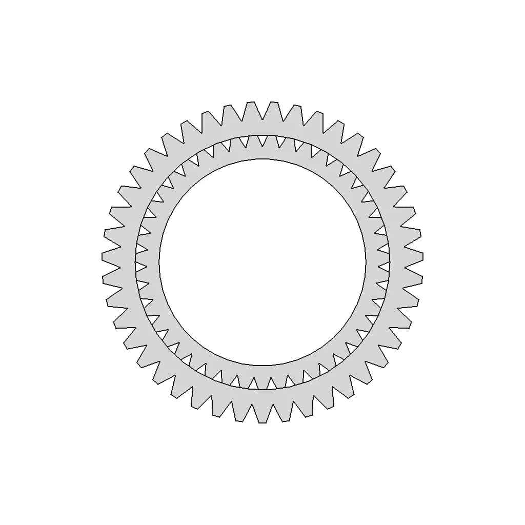 CAD Model of Threaded Inserts (Metric) for Engineering Projects_0_0_degree_snapshot