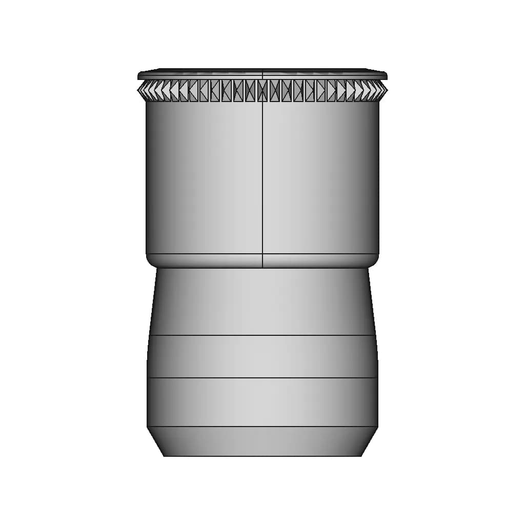 CAD Model of Knurled Threaded Insert for Engineering Projects_0_0_degree_snapshot