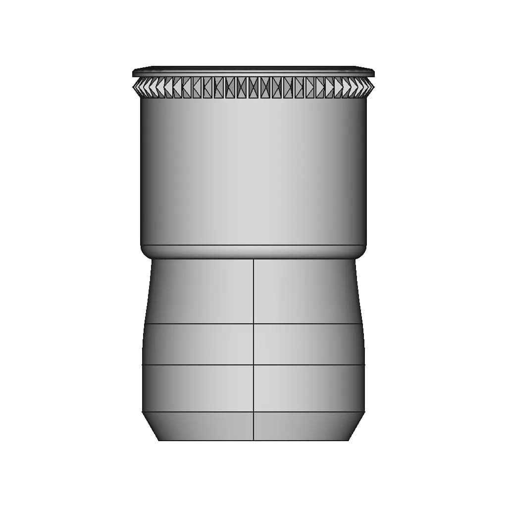 CAD Model of Knurled Threaded Insert for Engineering Projects_0_270_degree_snapshot