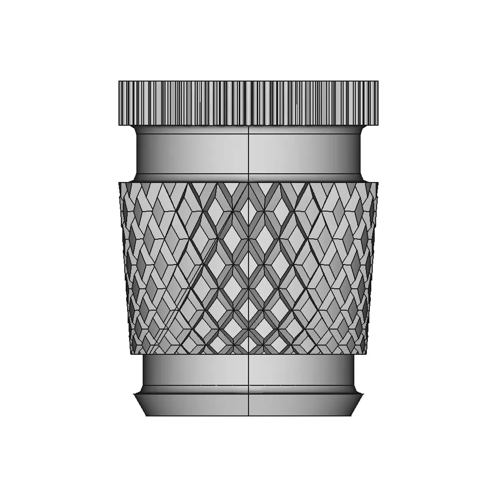 CAD Model of M4 Threaded Insert for Engineering Projects_0_0_degree_snapshot