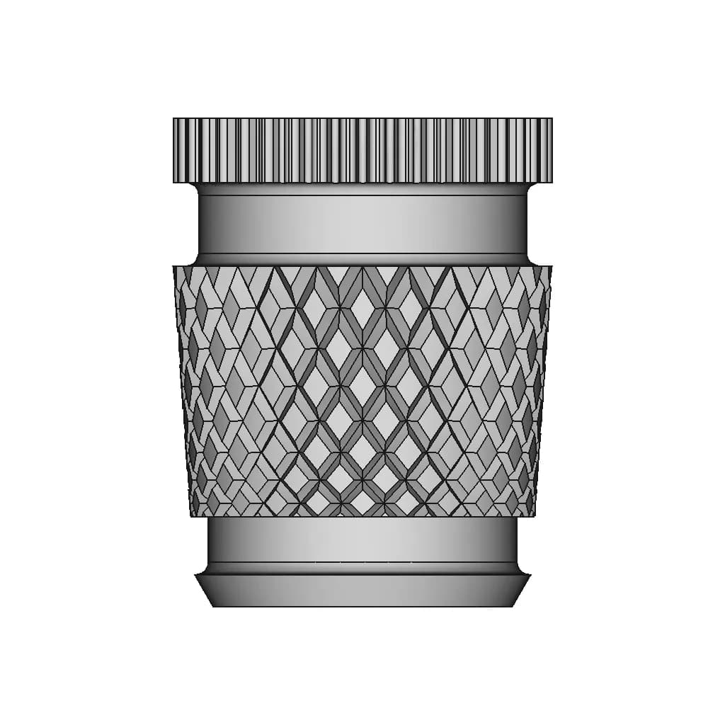 CAD Model of M4 Threaded Insert for Engineering Projects_0_90_degree_snapshot