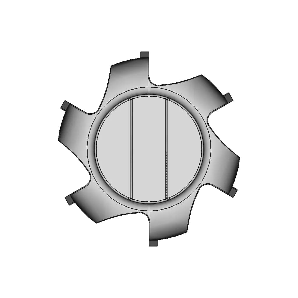 CAD Model of Milling Cutter (1) for Engineering Projects_270_0_degree_snapshot