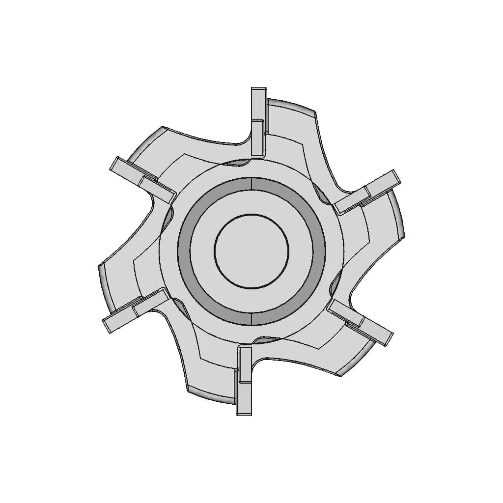 CAD Model of Milling Cutter (1) for Engineering Projects_90_0_degree_snapshot