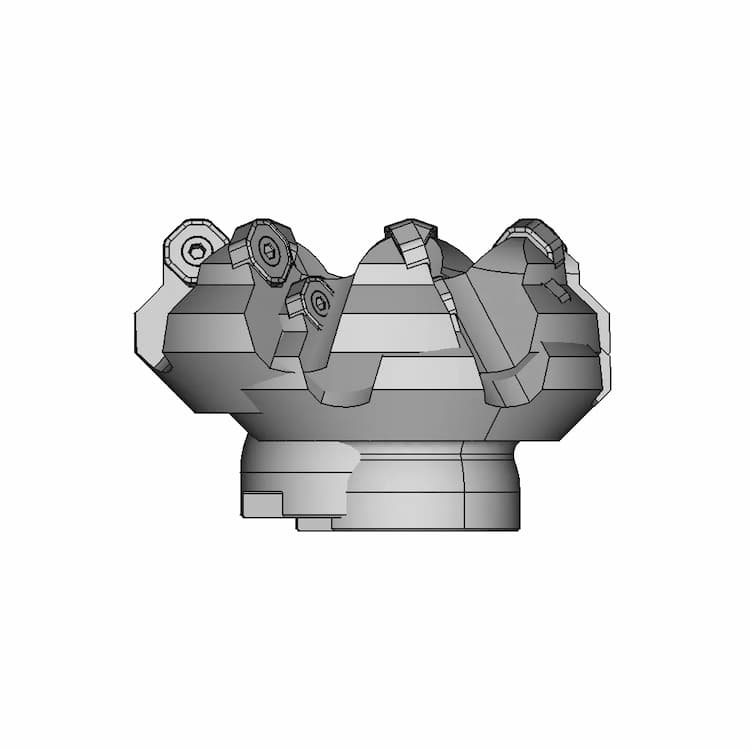 CAD Model of Face Milling Cutter for Engineering Projects