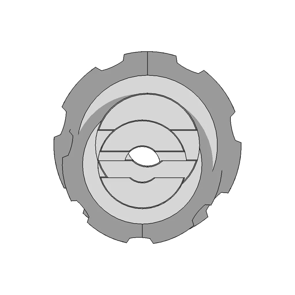 CAD Model of Face Milling Cutter for Engineering Projects_90_0_degree_snapshot