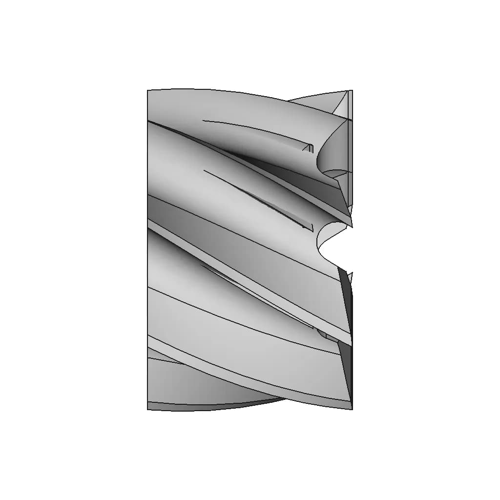 CAD Model of Milling Cutter for Engineering Projects_0_270_degree_snapshot