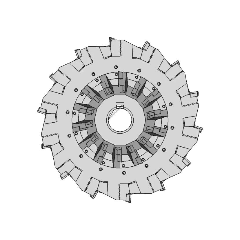 CAD Model of Milling Cutter for Engineering Projects