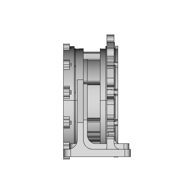 CAD Model of Actuator Gear Housing for Engineering Projects