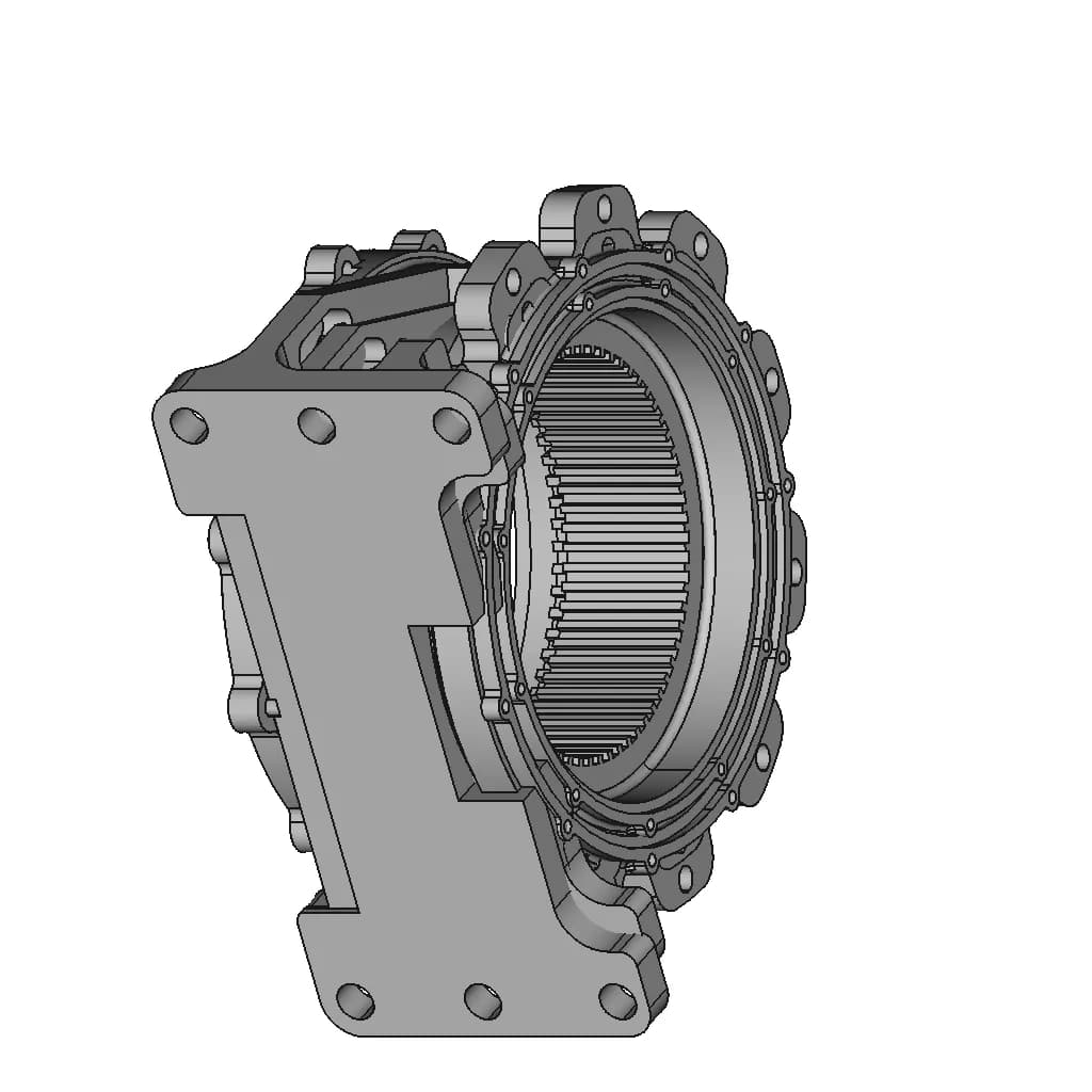 CAD Model of Actuator Gear Housing for Engineering Projects_60_30_degree_snapshot