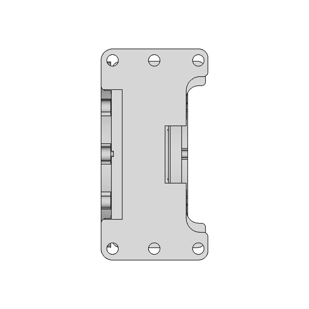 CAD Model of Actuator Gear Housing for Engineering Projects_90_0_degree_snapshot