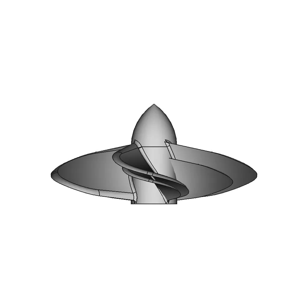 CAD Model of Propeller for Engineering Projects_270_0_degree_snapshot