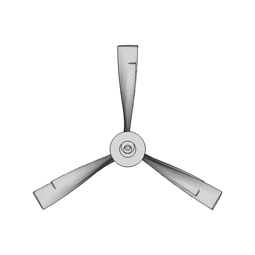 CAD Model of Propeller for Engineering Projects_0_270_degree_snapshot