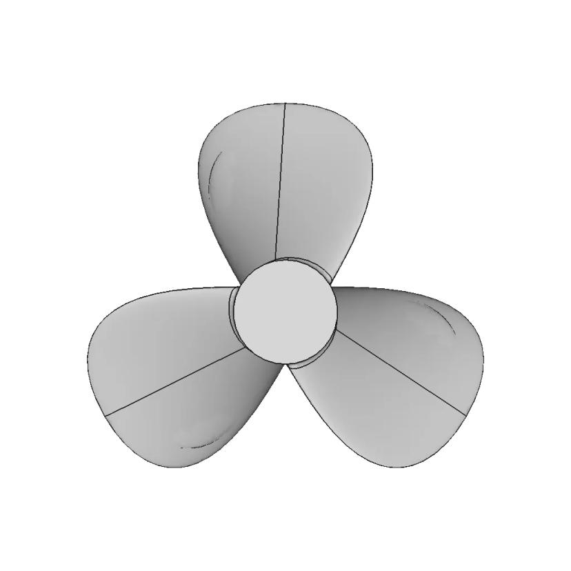 CAD Model of Propeller for Engineering Projects
