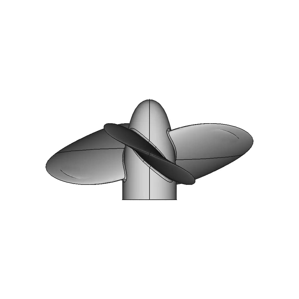CAD Model of Propeller for Engineering Projects_270_0_degree_snapshot