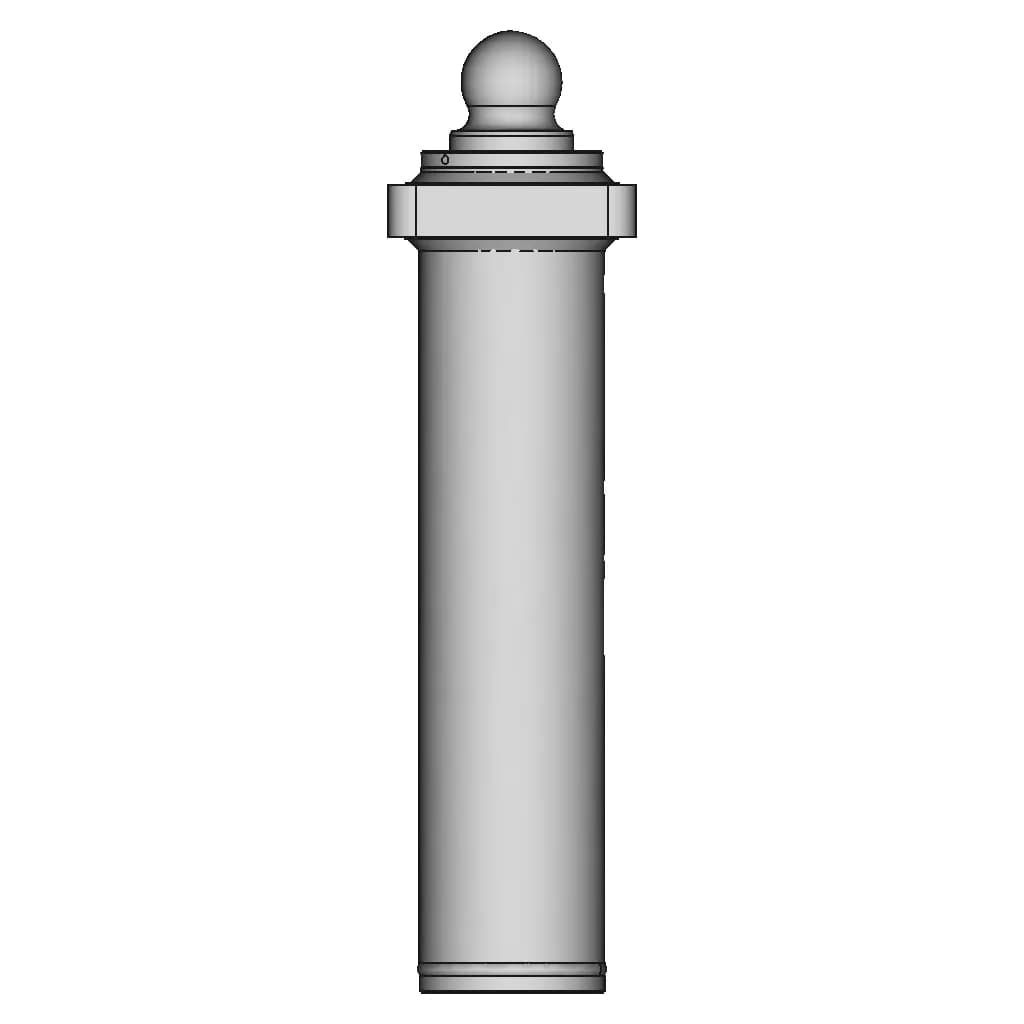 CAD Model of Hydraulic Cylinder for Engineering Projects_270_0_degree_snapshot