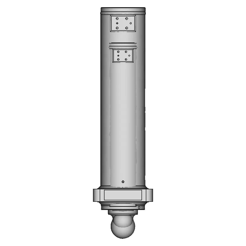 CAD Model of Hydraulic Cylinder for Engineering Projects_90_0_degree_snapshot