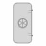 CAD Model of Watertight Door for Engineering Projects_270_0_degree_snapshot