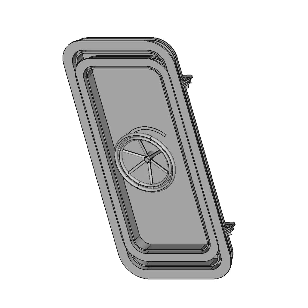 CAD Model of Watertight Door for Engineering Projects_60_30_degree_snapshot