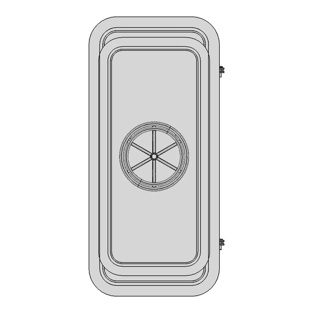 CAD Model of Watertight Door for Engineering Projects_90_0_degree_snapshot