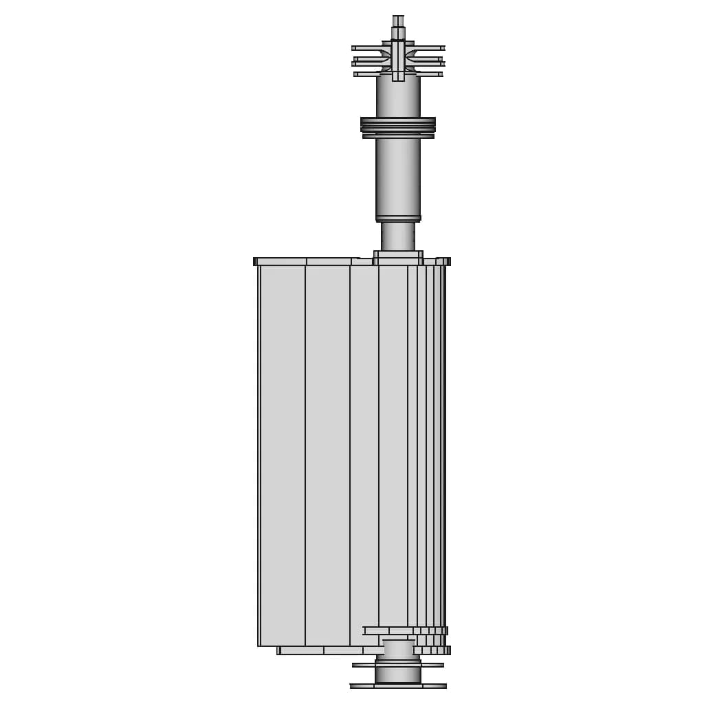 CAD Model of Rudder Assembly for Engineering Projects_90_0_degree_snapshot