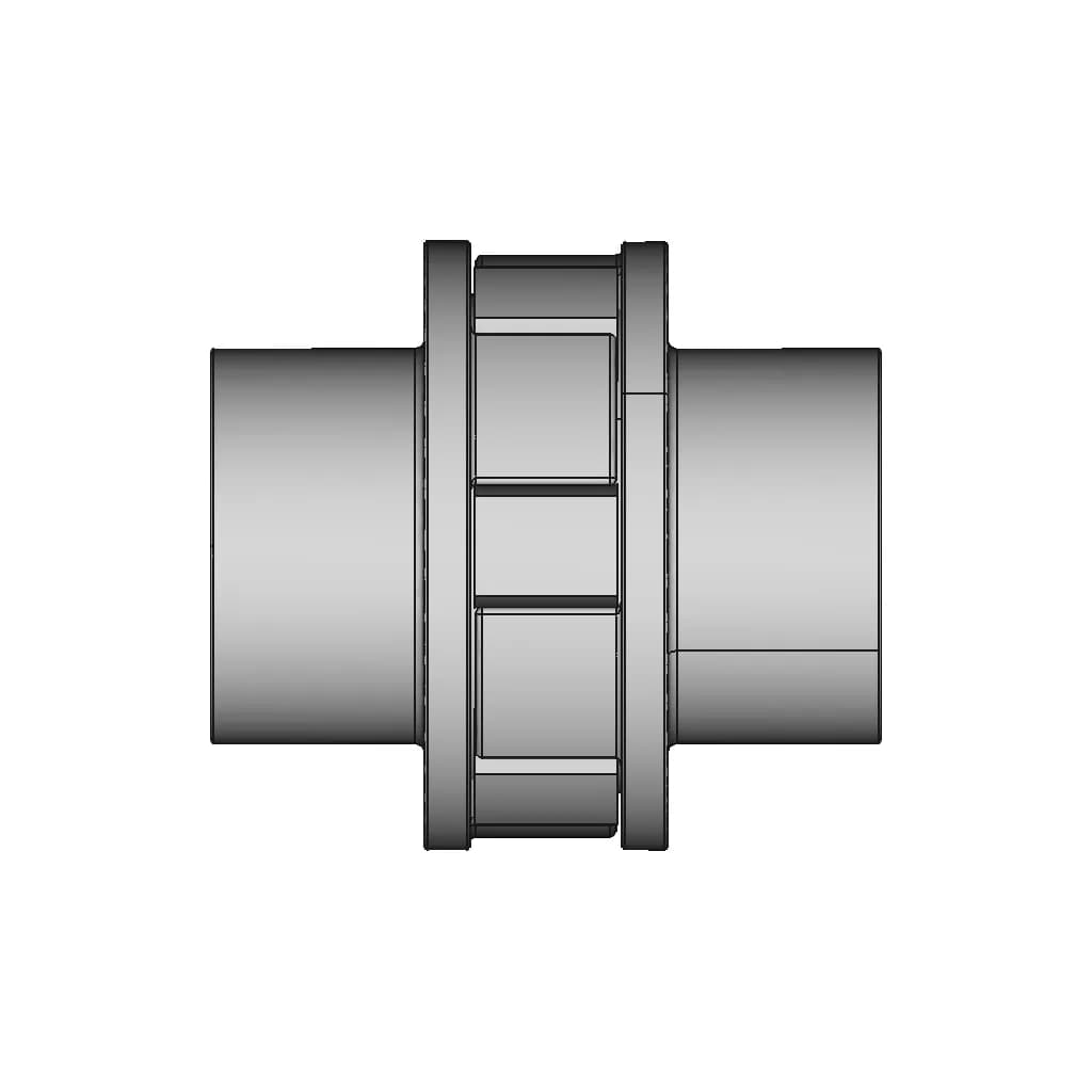 CAD Model of Shaft Coupling (Ø200) for Engineering Projects_0_0_degree_snapshot