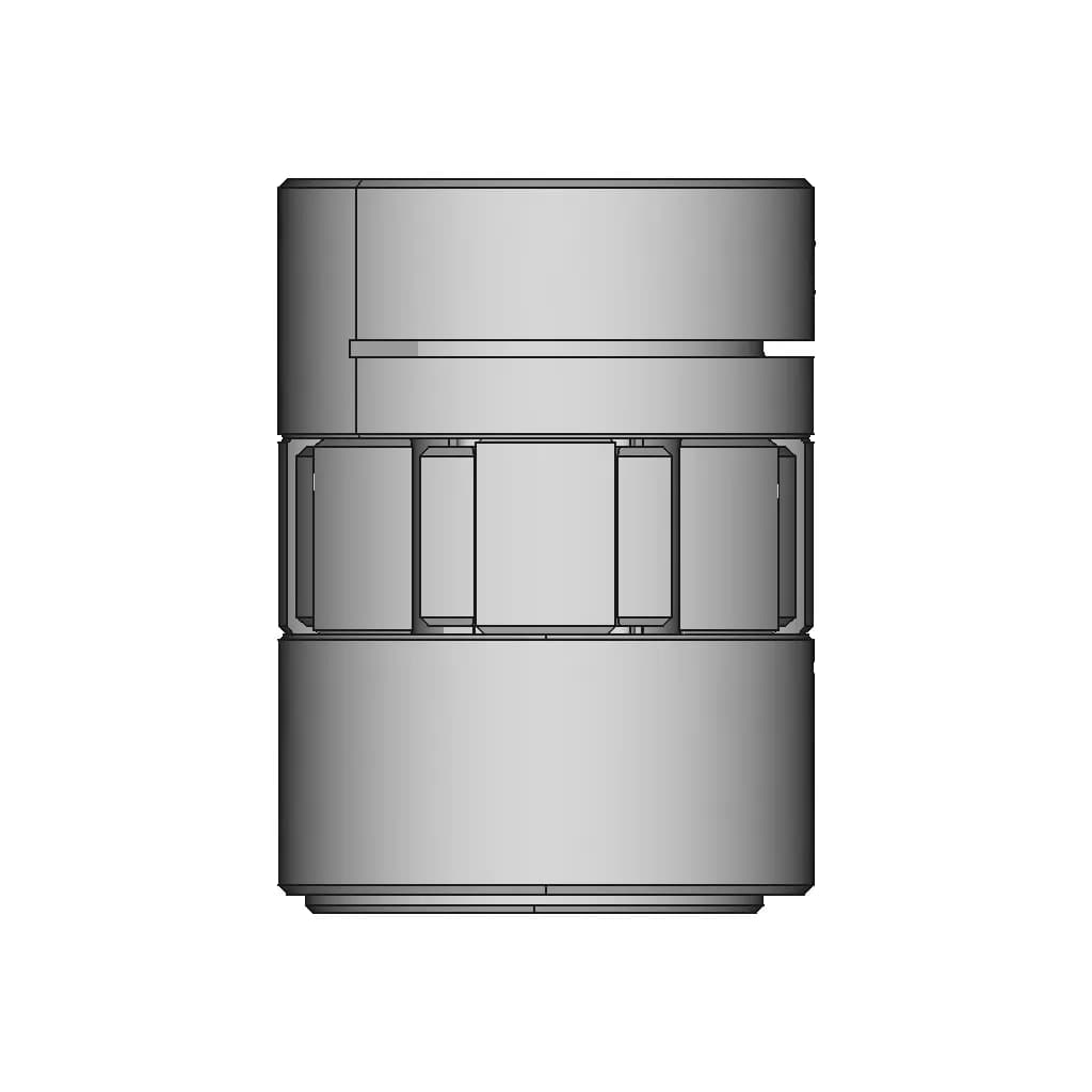 CAD Model of Jaw Coupling for Engineering Projects_0_0_degree_snapshot