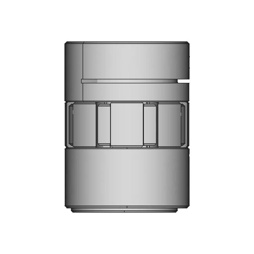 CAD Model of Jaw Coupling for Engineering Projects