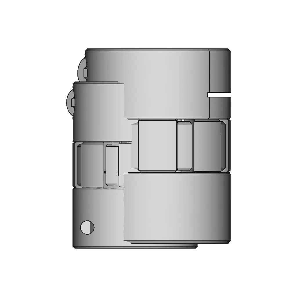 CAD Model of Jaw Coupling for Engineering Projects_0_270_degree_snapshot