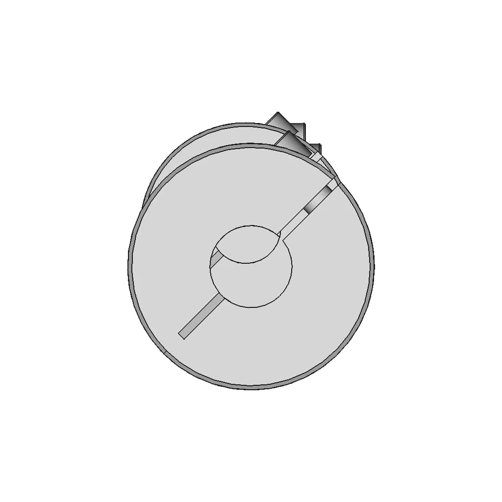 CAD Model of Jaw Coupling for Engineering Projects_270_0_degree_snapshot
