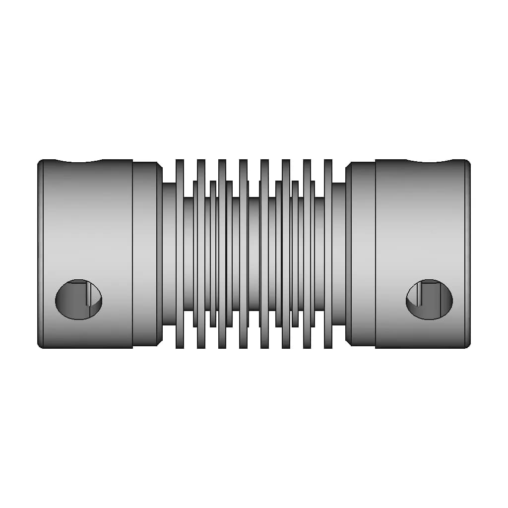 CAD Model of Flexible Shaft Coupling for Engineering Projects_0_0_degree_snapshot