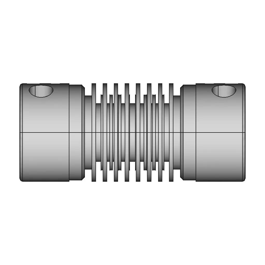 CAD Model of Flexible Shaft Coupling for Engineering Projects_90_0_degree_snapshot