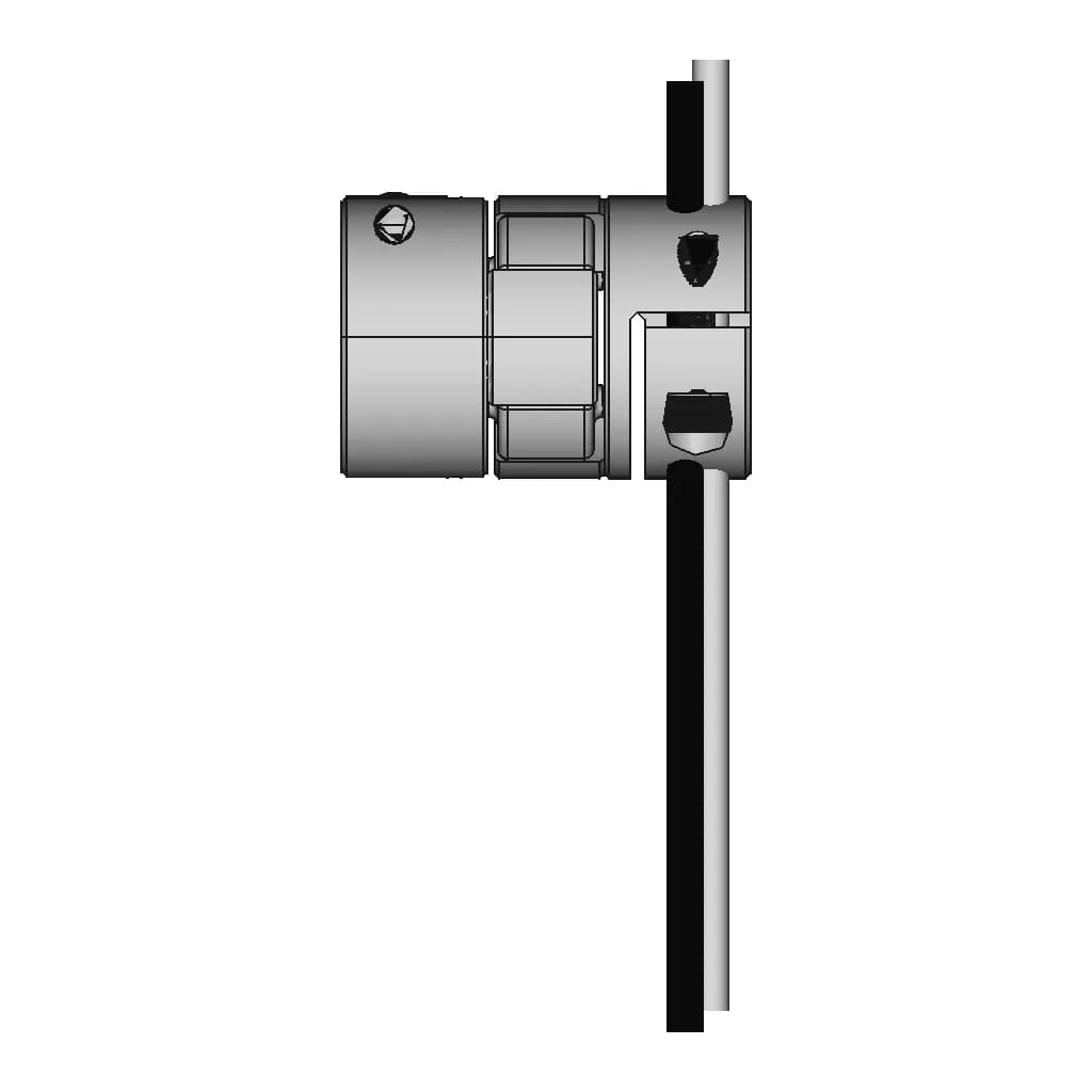 CAD Model of Jaw Coupling for Engineering Projects_90_0_degree_snapshot