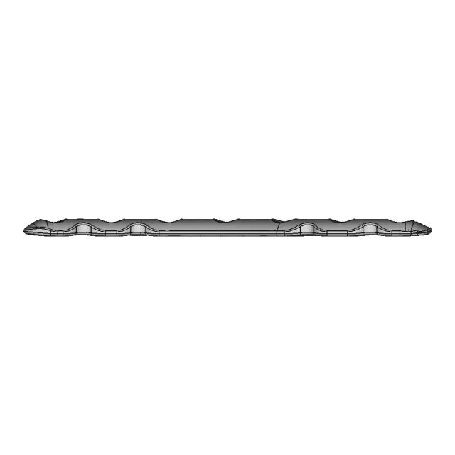 CAD Model of Bone Plate for Engineering Projects