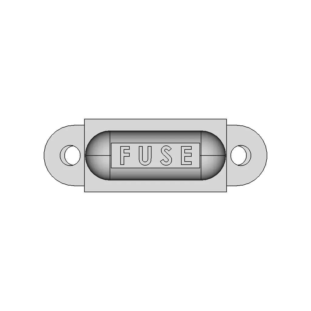 CAD Model of Fuse Holder for Engineering Projects_270_0_degree_snapshot