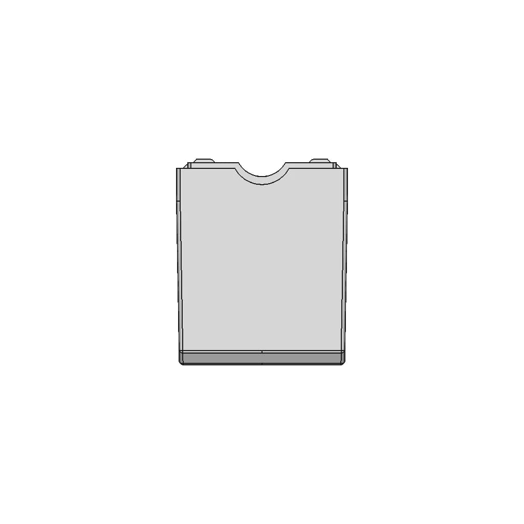 CAD Model of Fuse Holder 5X20Mm for Engineering Projects_270_0_degree_snapshot