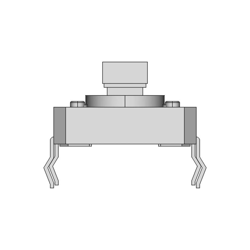 CAD Model of 12Mm Push Button And Cap for Engineering Projects