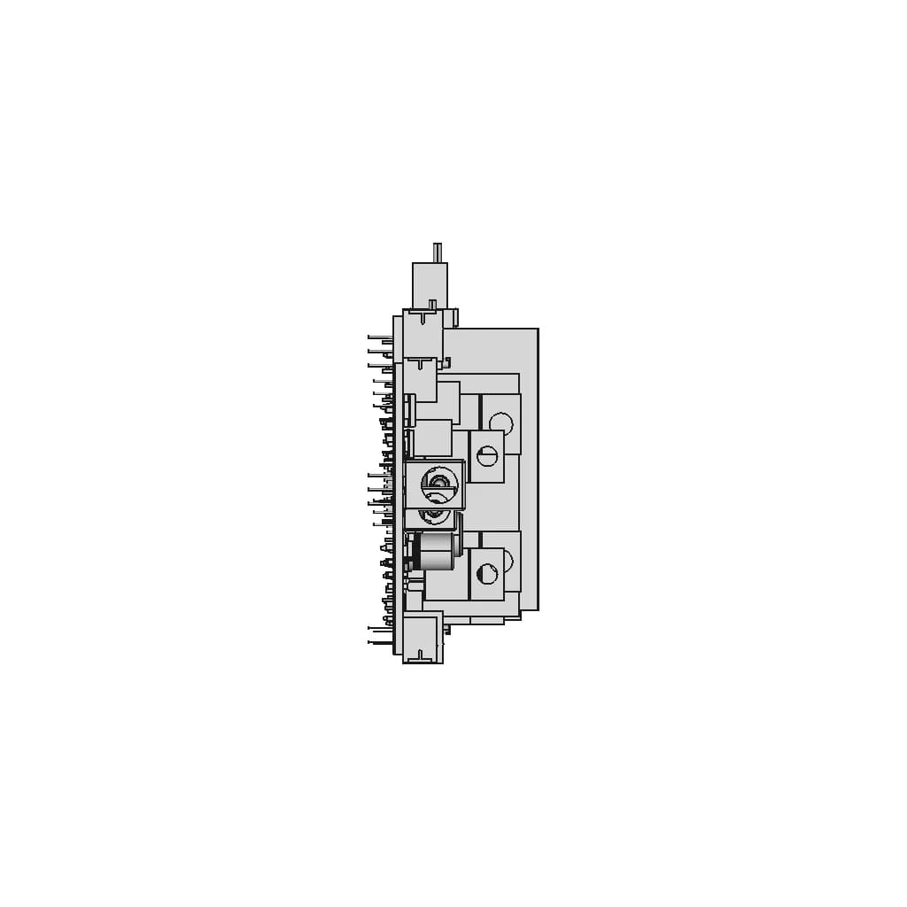 CAD Model of Printed Circuit Board Assembly for Engineering Projects_0_270_degree_snapshot